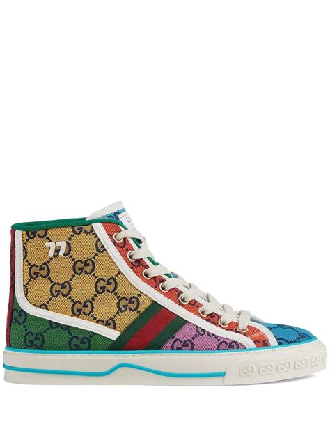 gucci tennis 1977 high top|gucci tennis 1977 women.